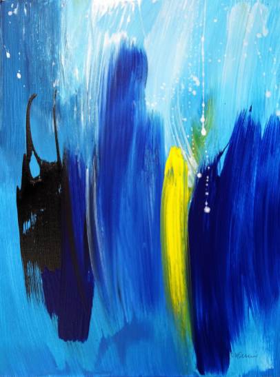 Little Blue IIAcrylic on canvas30x 40 cm